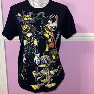 Vintage kingdom hearts Halloween town sora top shirt emo goth gothic disney Y2K